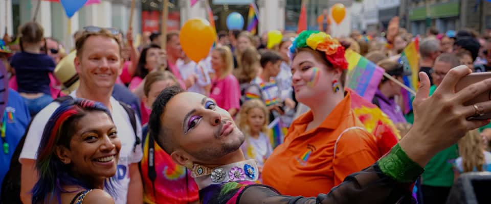 Pride celebration in Guernsey