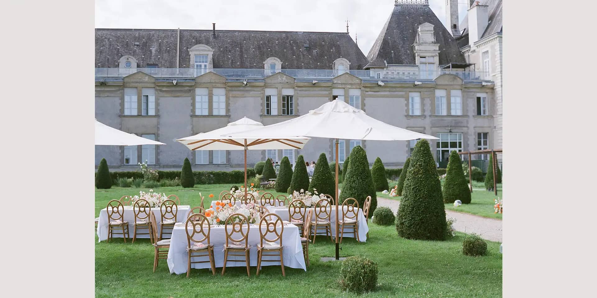 DIY chateau wedding