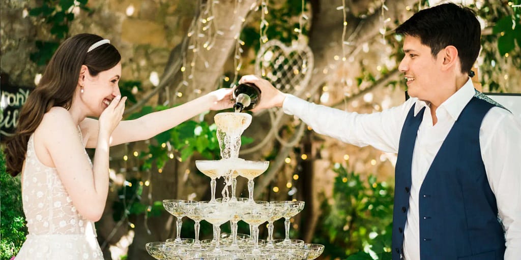 escape to the chateau couple