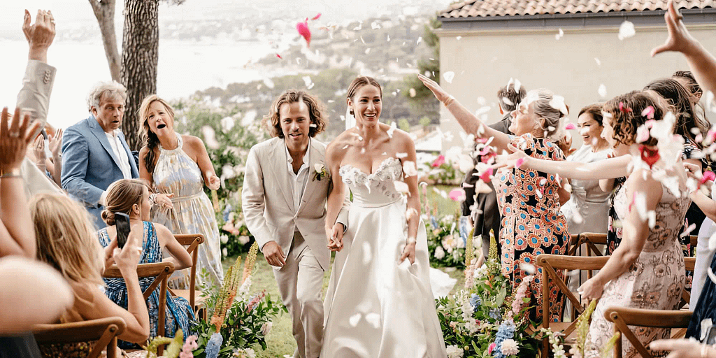 beach villa wedding france