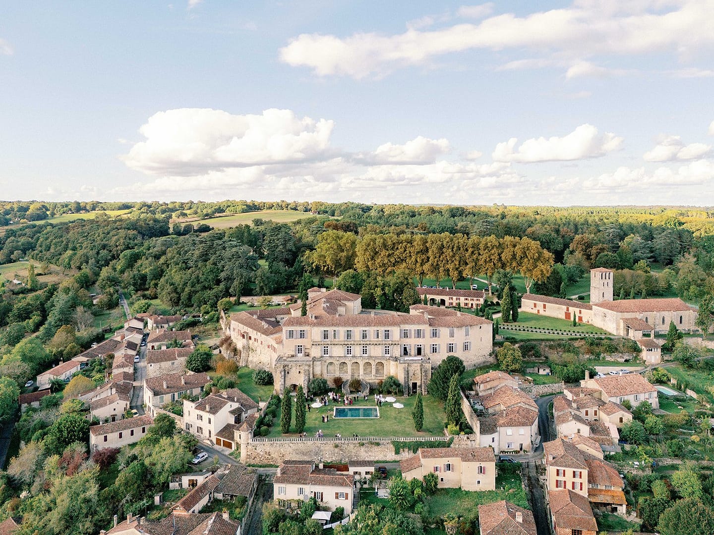 chateau de poudenas wedding