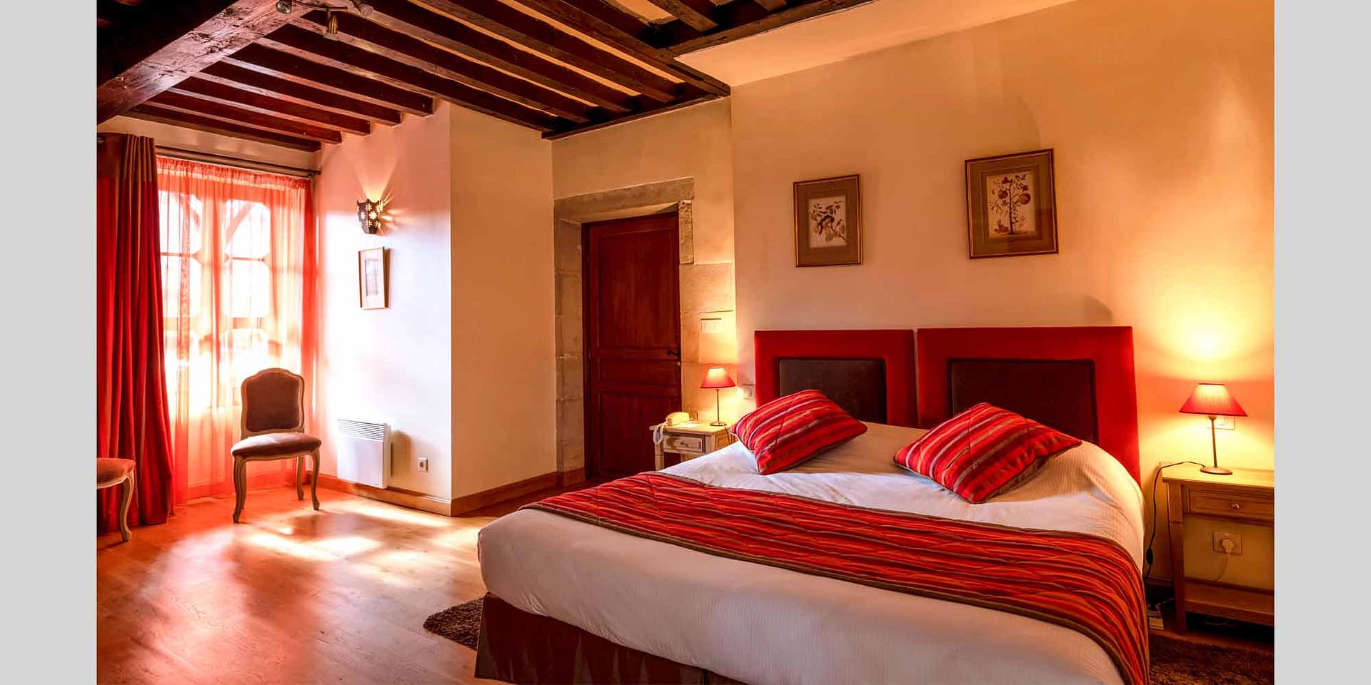 french chateau with bedrooms