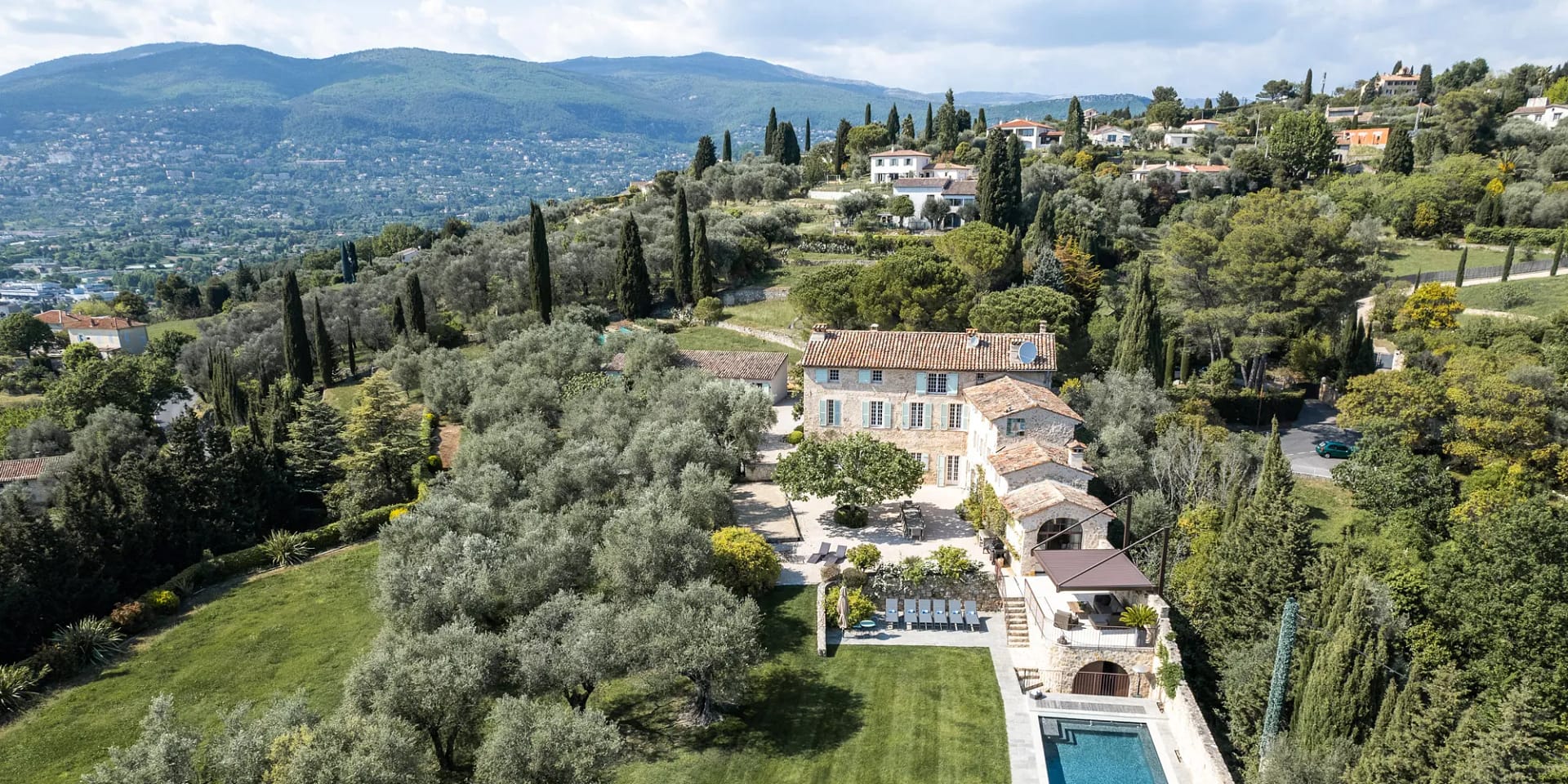 french wedding venue with views