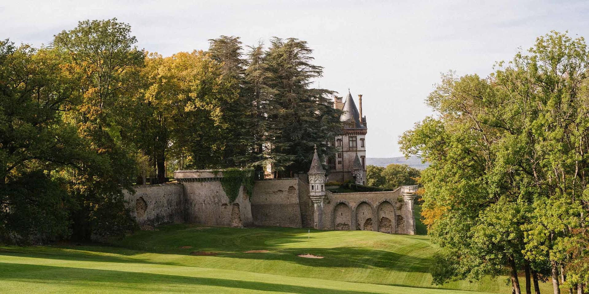 chateau with golf france
