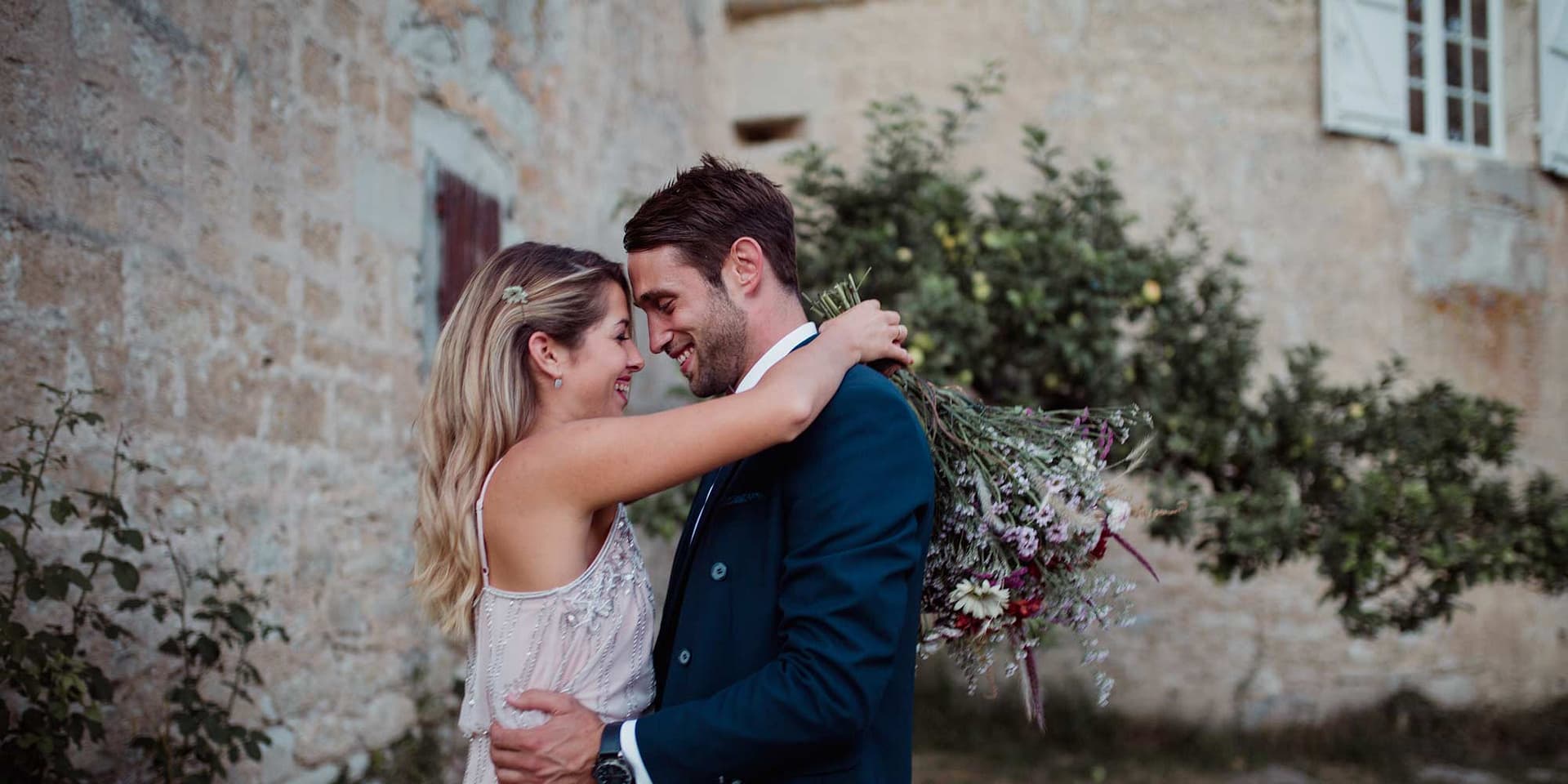 intimate french chateau wedding