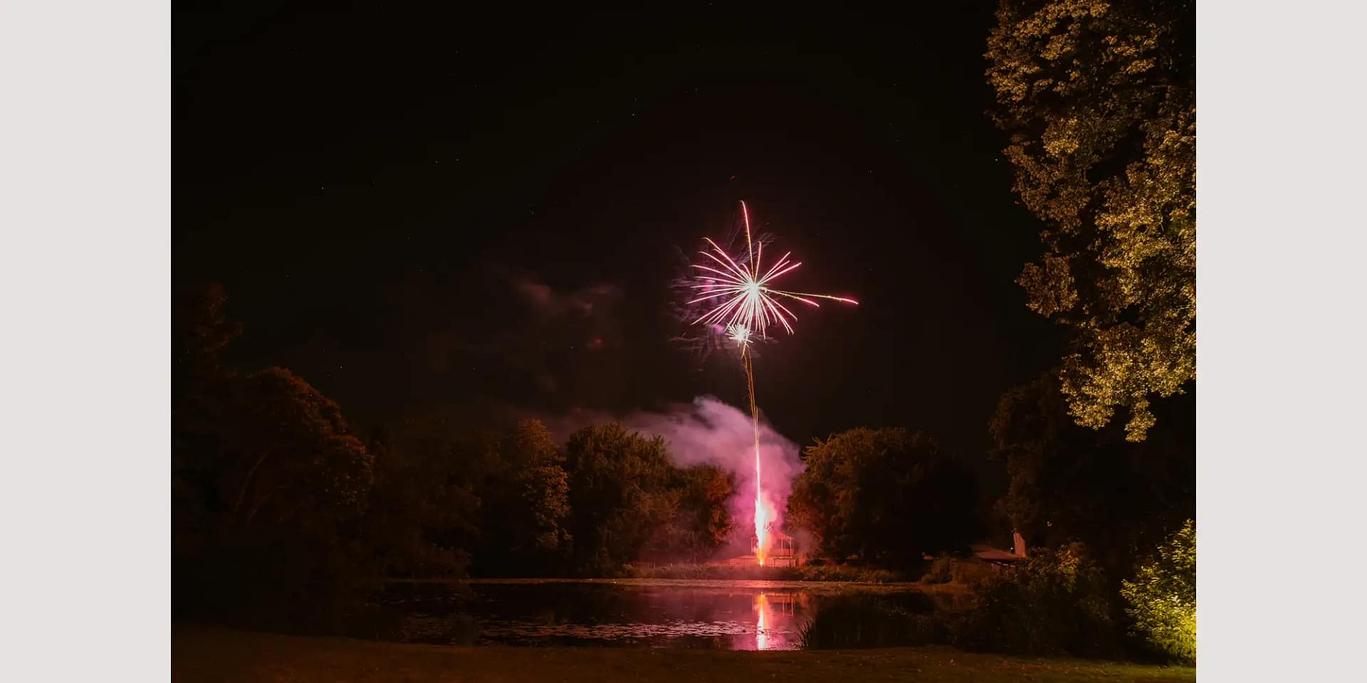 chateau fireworks france