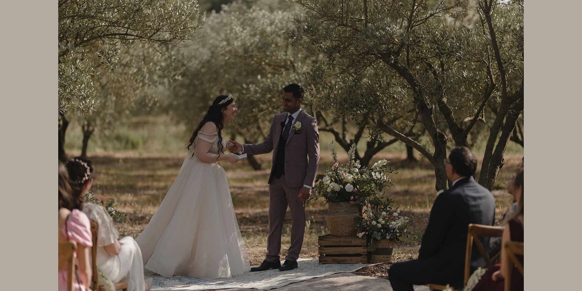 french wedding venue olive groves