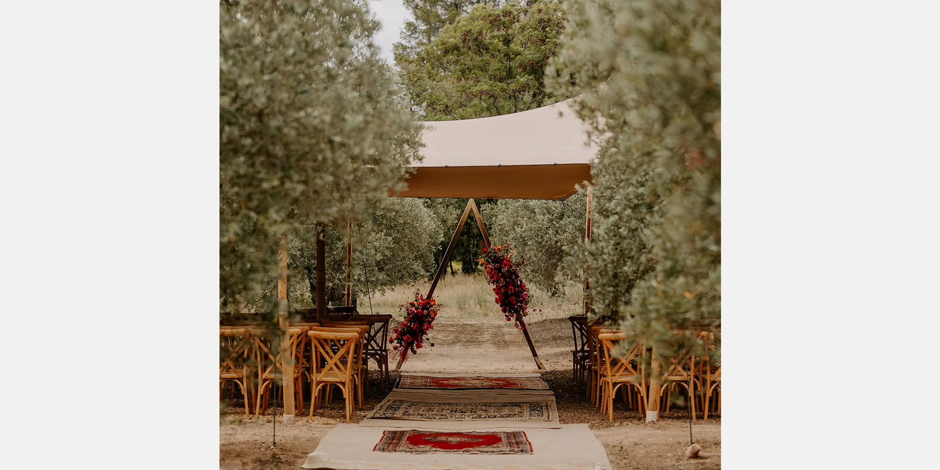 nomad tent french wedding