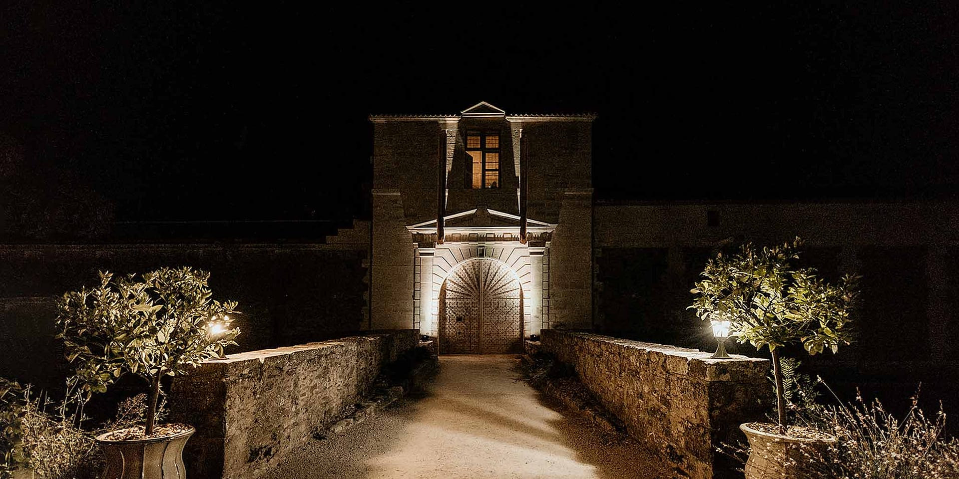 toscany like french wedding venue