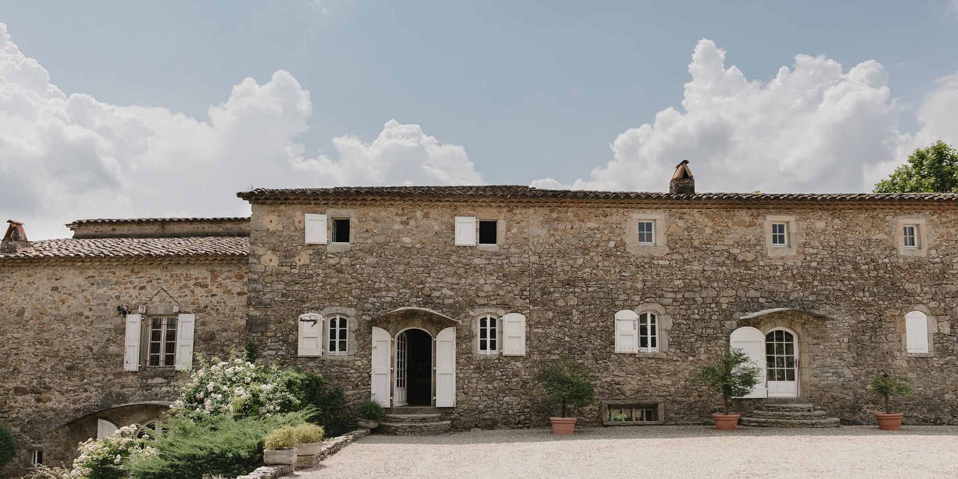 Domaine rey wedding nature
