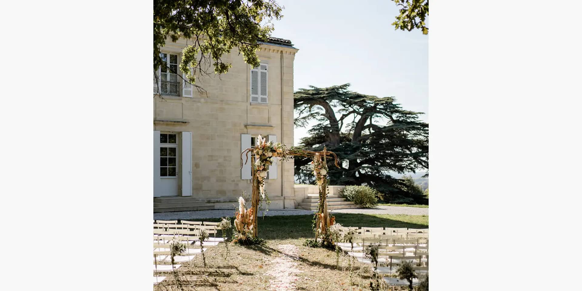 wedding venue with views bordeaux