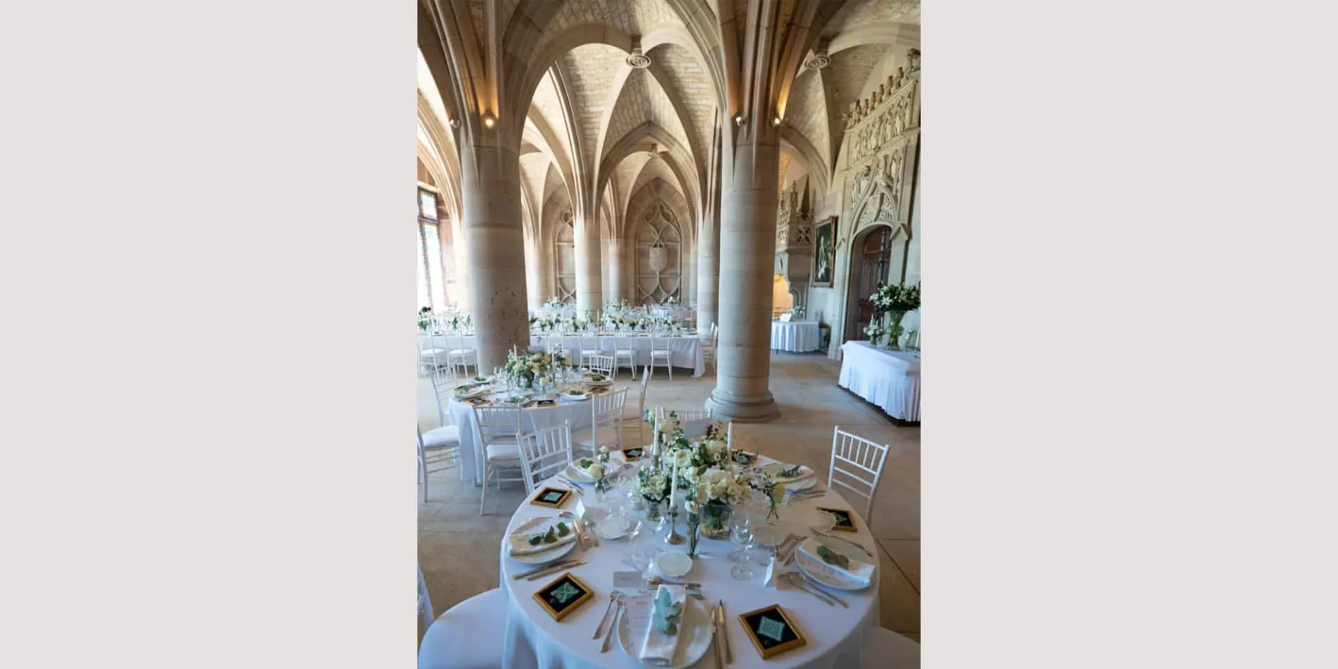 chateau french wedding venue with church