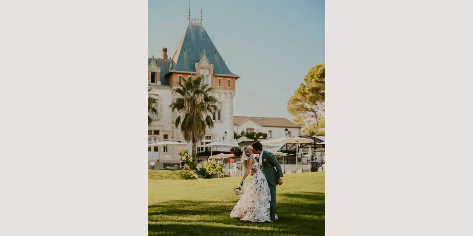 french wedding style chateau south france