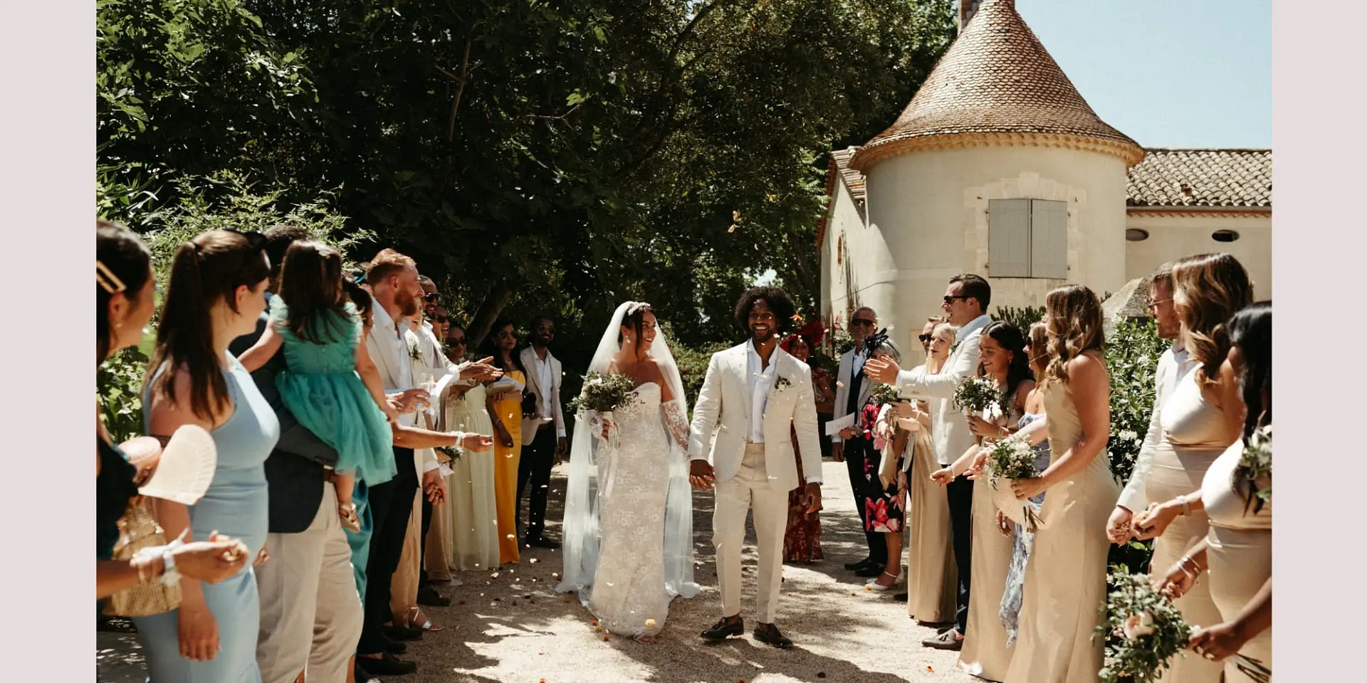 chateau les carasses french wedding