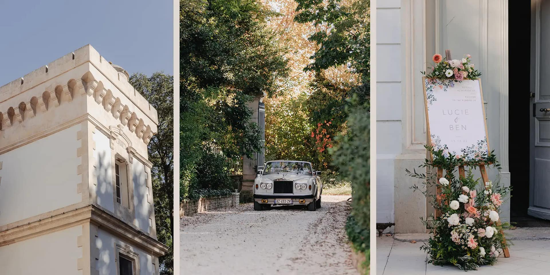 intimate chateau south france wedding