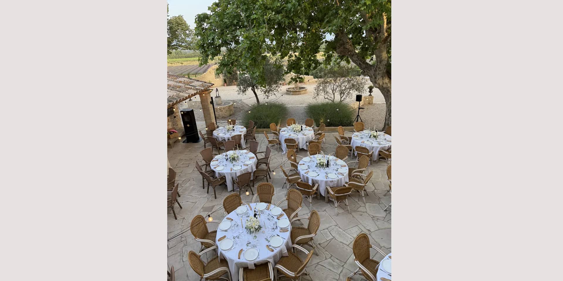 wedding venue fairy light france