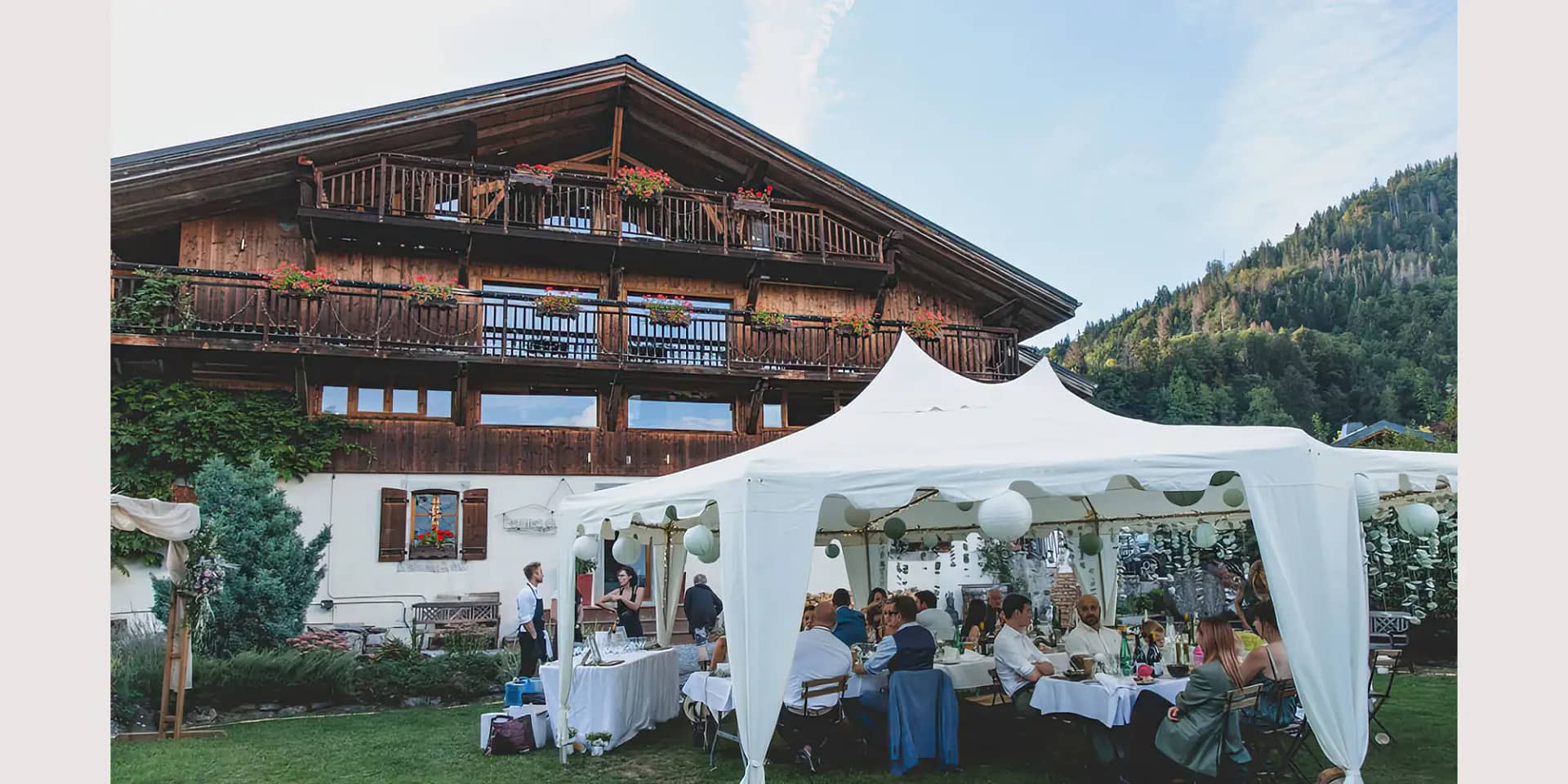 ski chalet wedding france near geneva