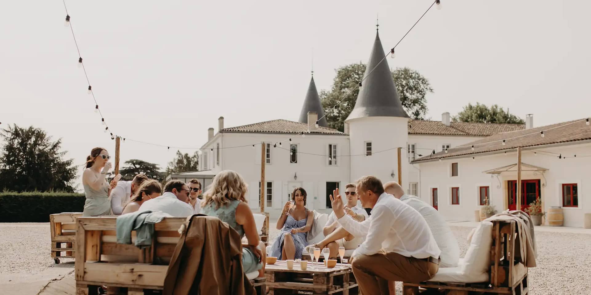 idyllic chateau de seguin wedding