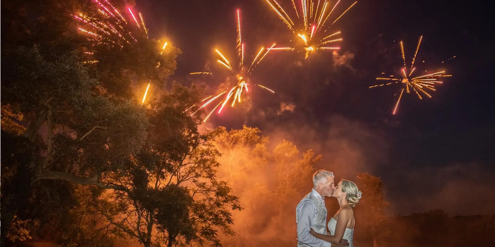 chateau wedding fireworks france