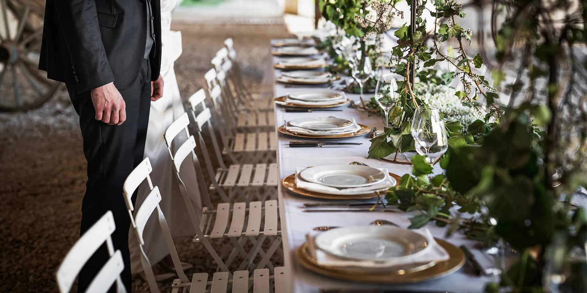 castle wedding vineyard