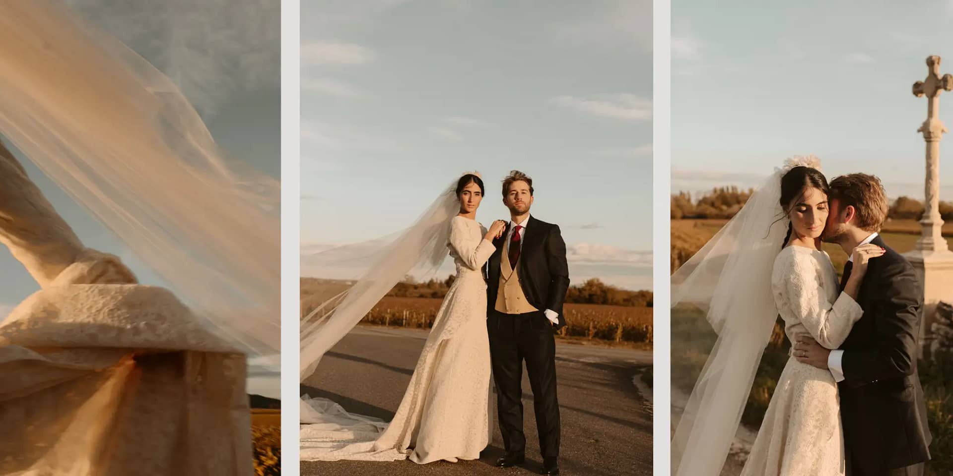 romantic castle burgundy wedding