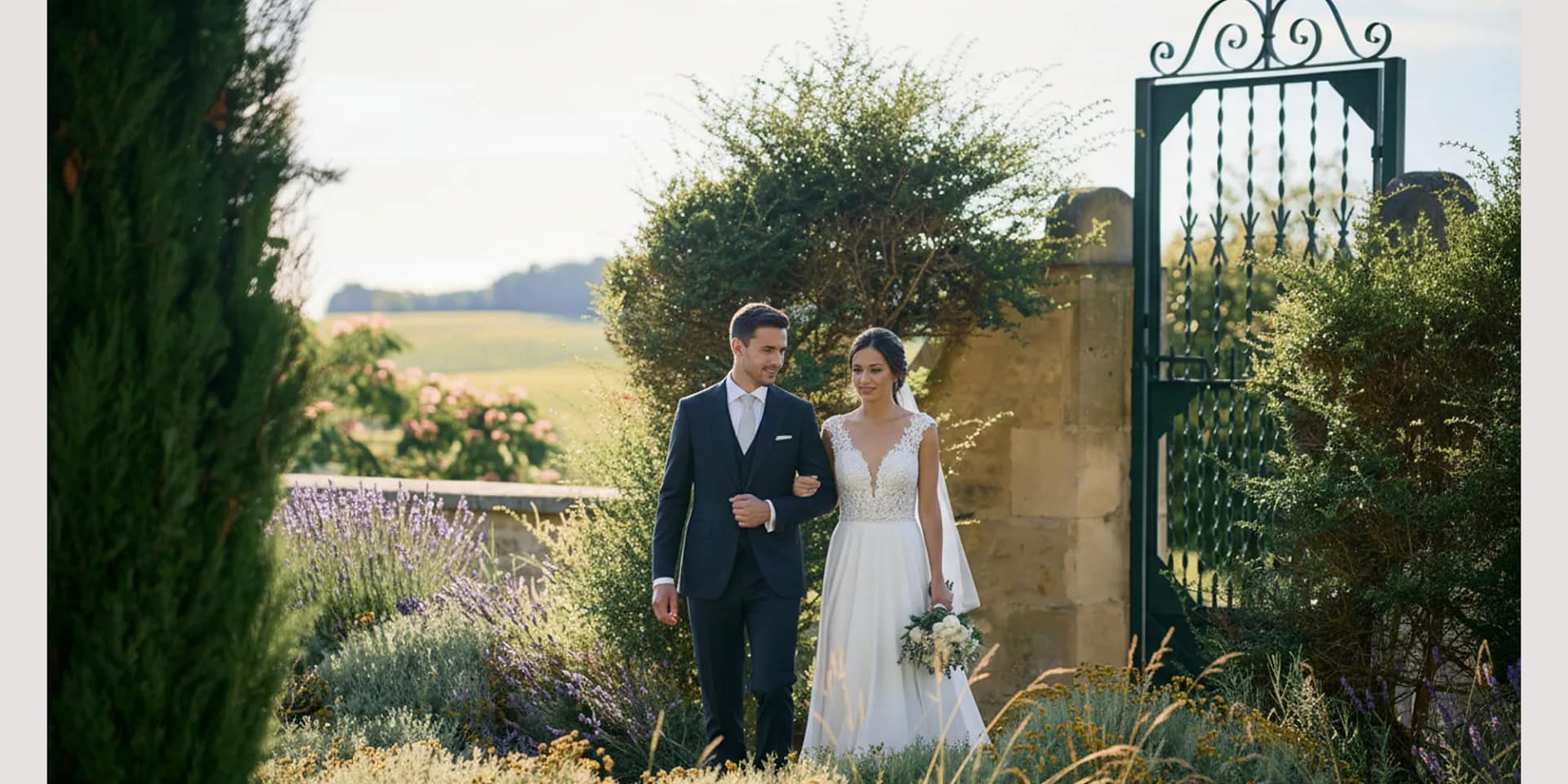 romantic petit chateau wedding france