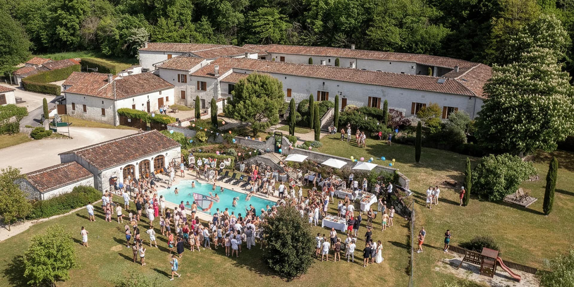 bordeaux wedding pool party - 2026 wedding venue hotlist