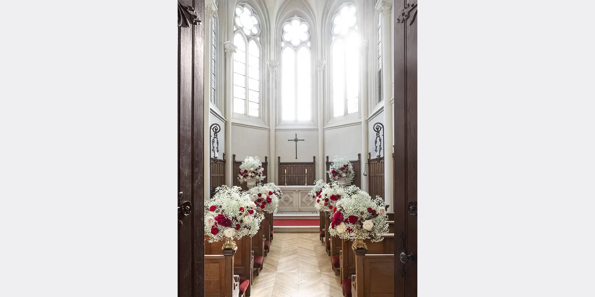 chateau with church wedding france