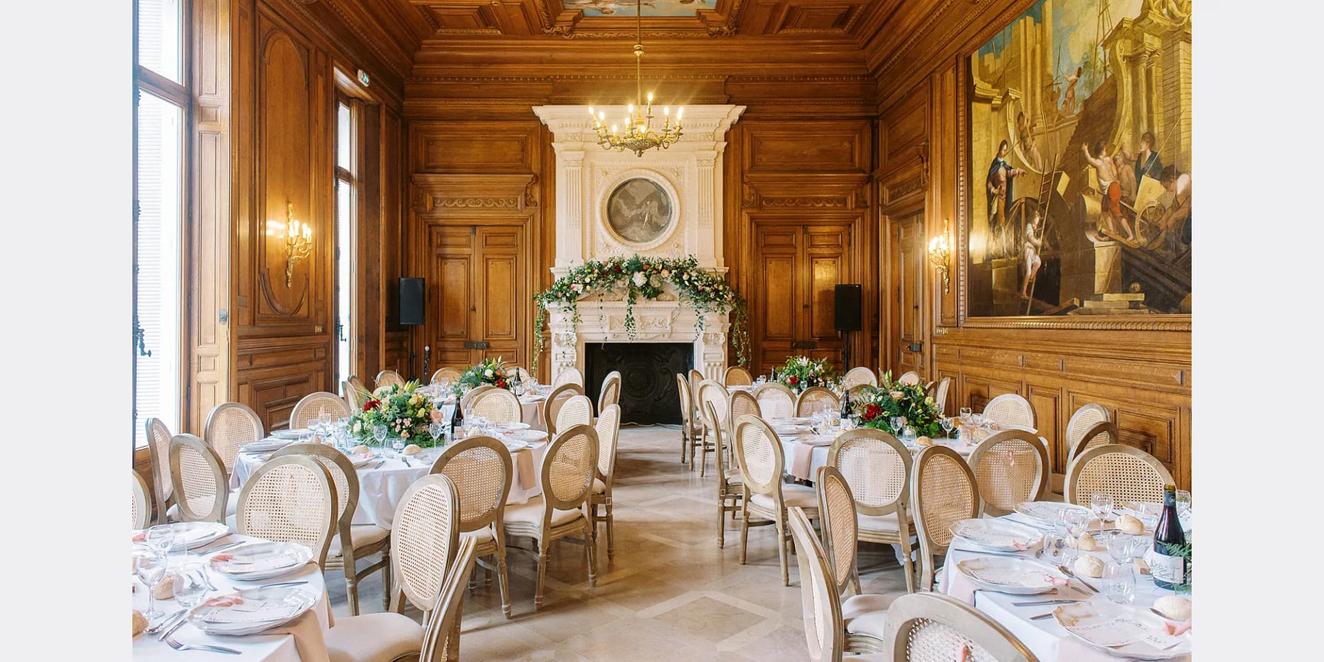 french wedding venue near major airport