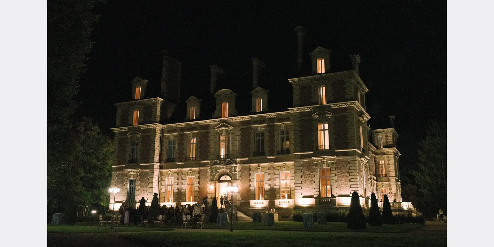 french wedding style chateau