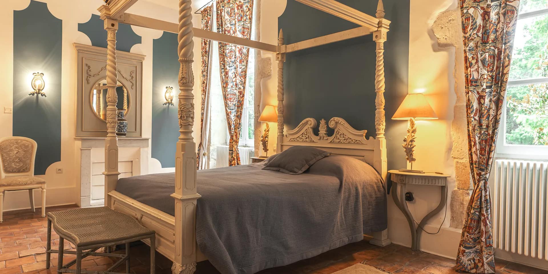 chateau des barrenques bedrooms
