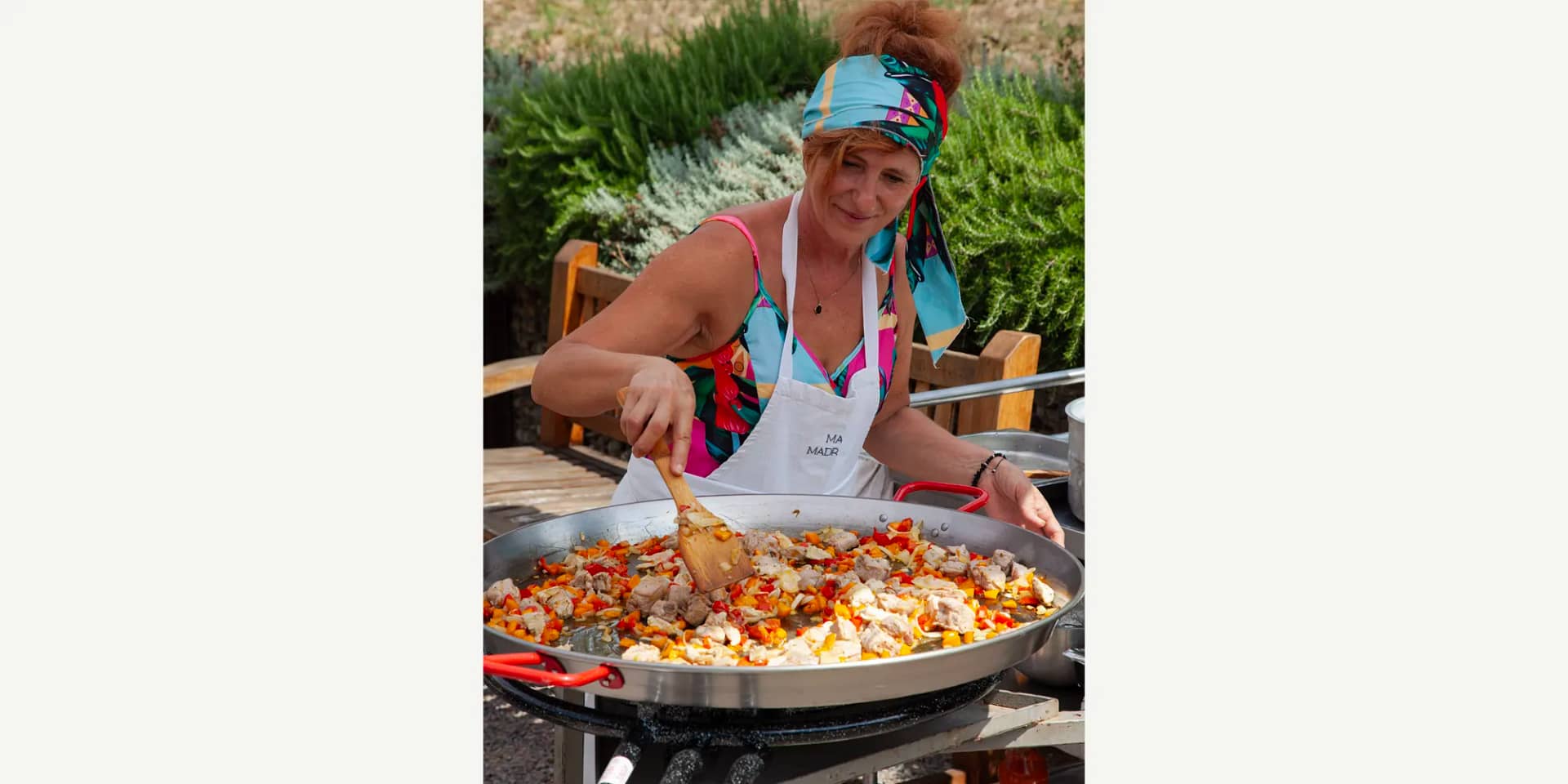 french paella for french wedding