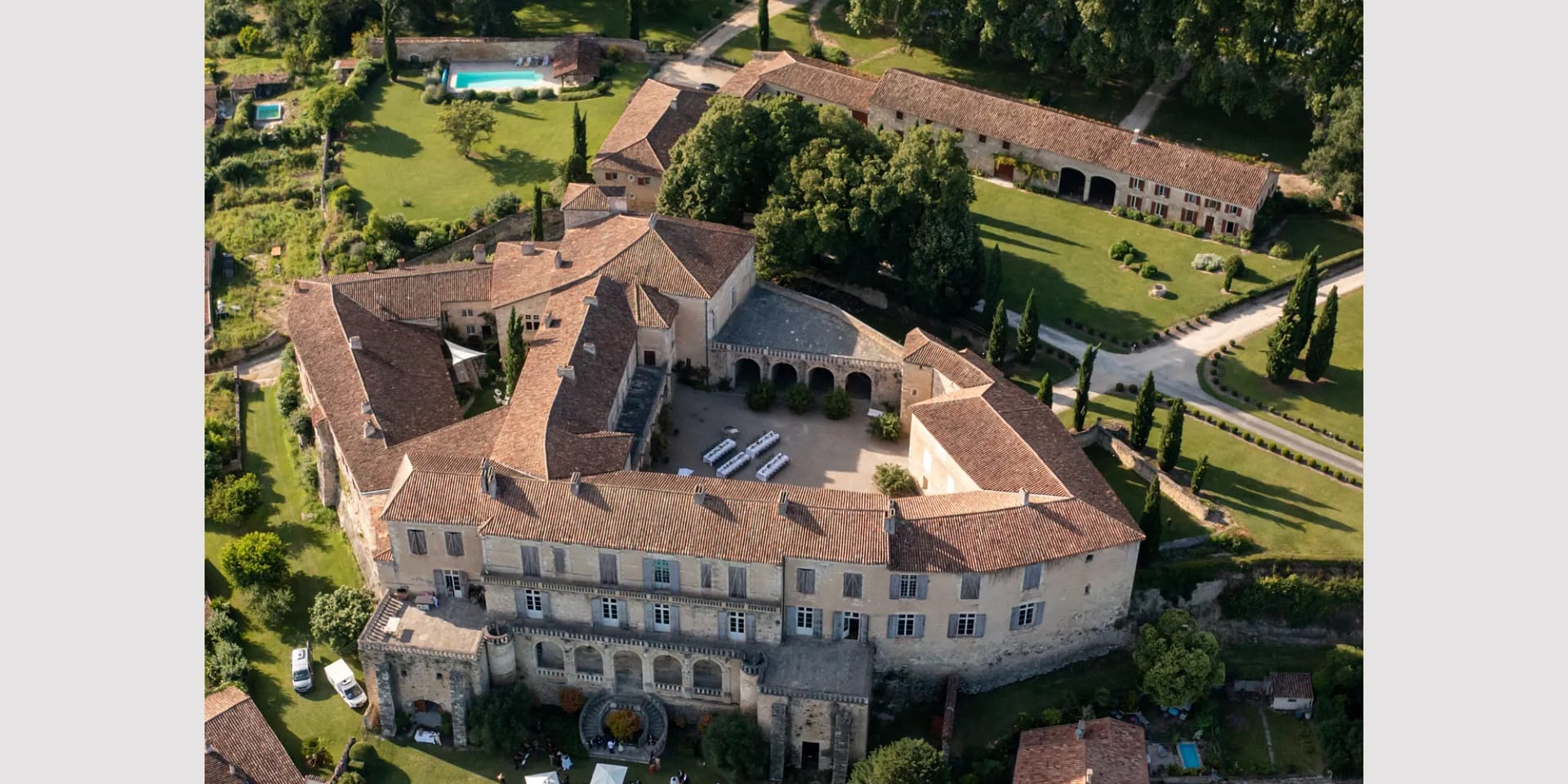 french wedding venue in a village