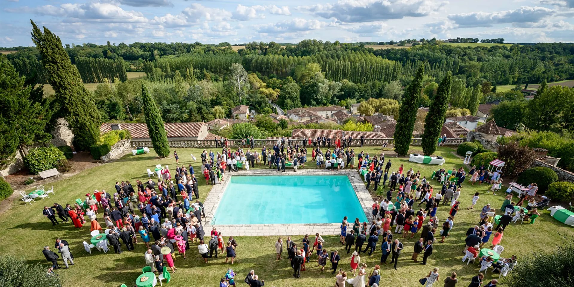 chateau de poudenas swimming pool