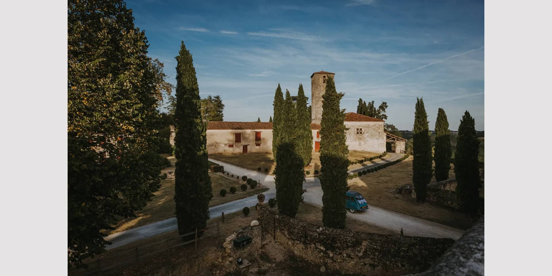 italian looking french wedding venue