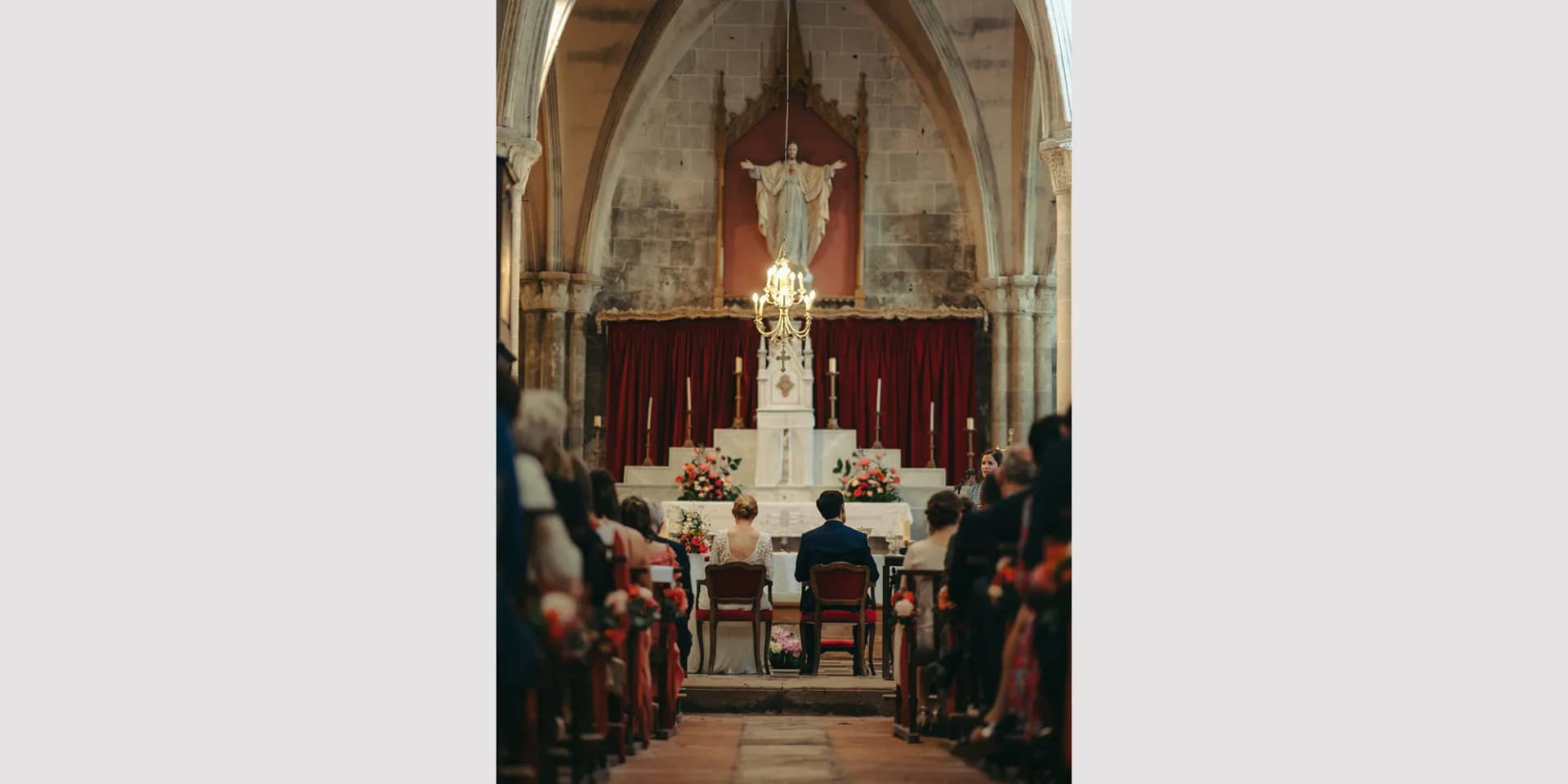 chateau with church wedding france