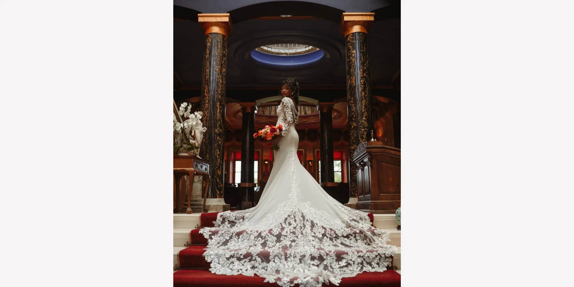 art nouveau french wedding venue