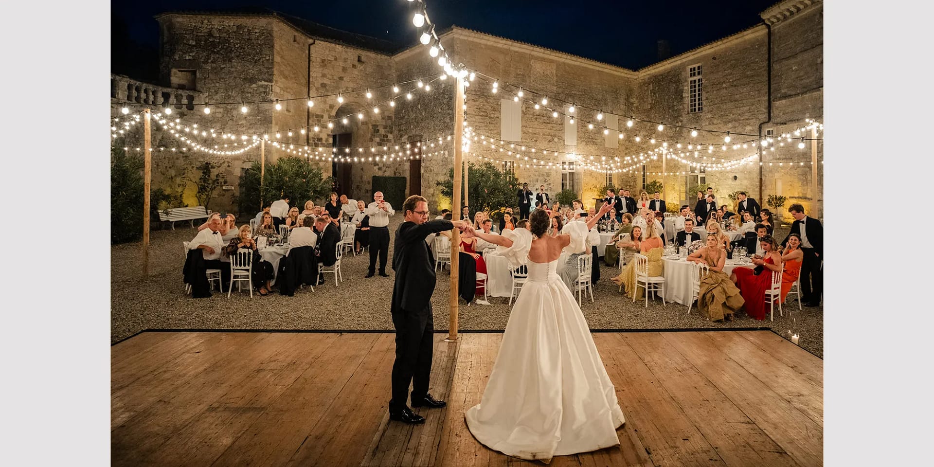 outdoor french wedding venue poudenas
