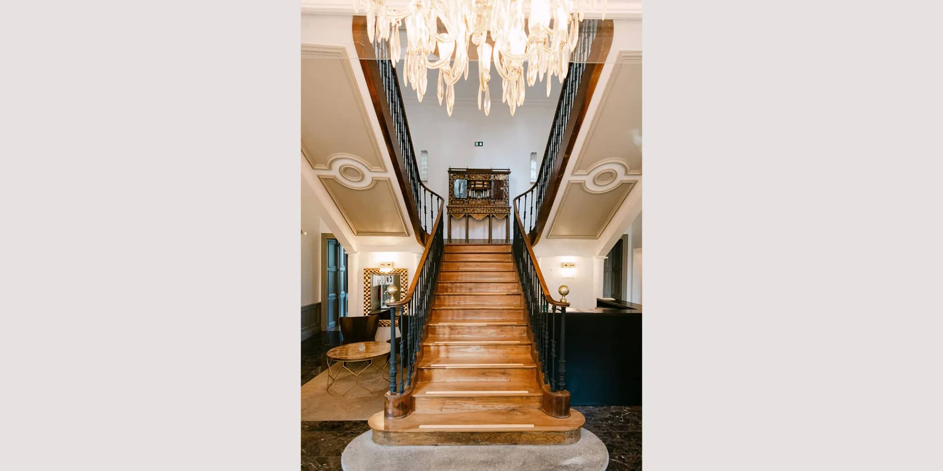 chateau with grand staircase france