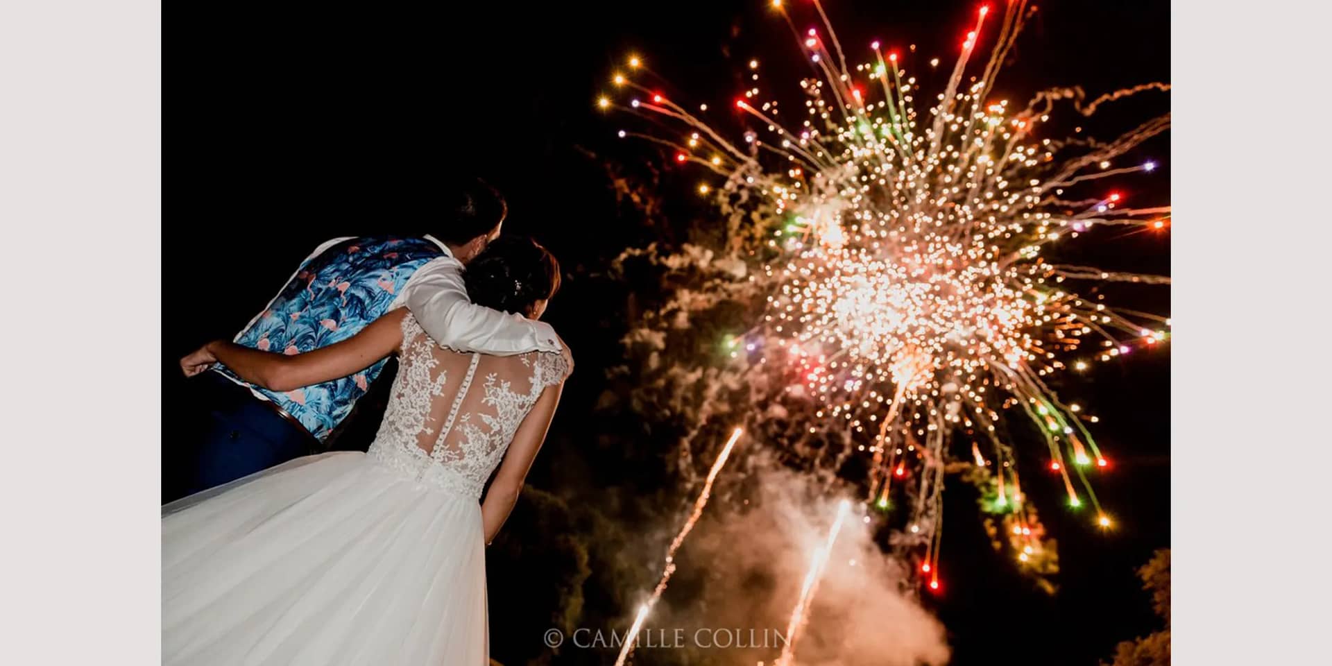wedding fireworks france