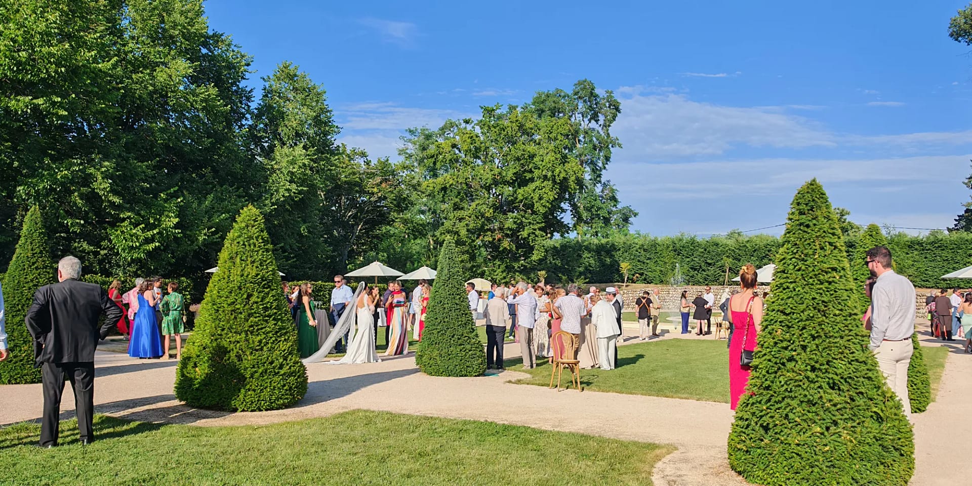french gardens wedding