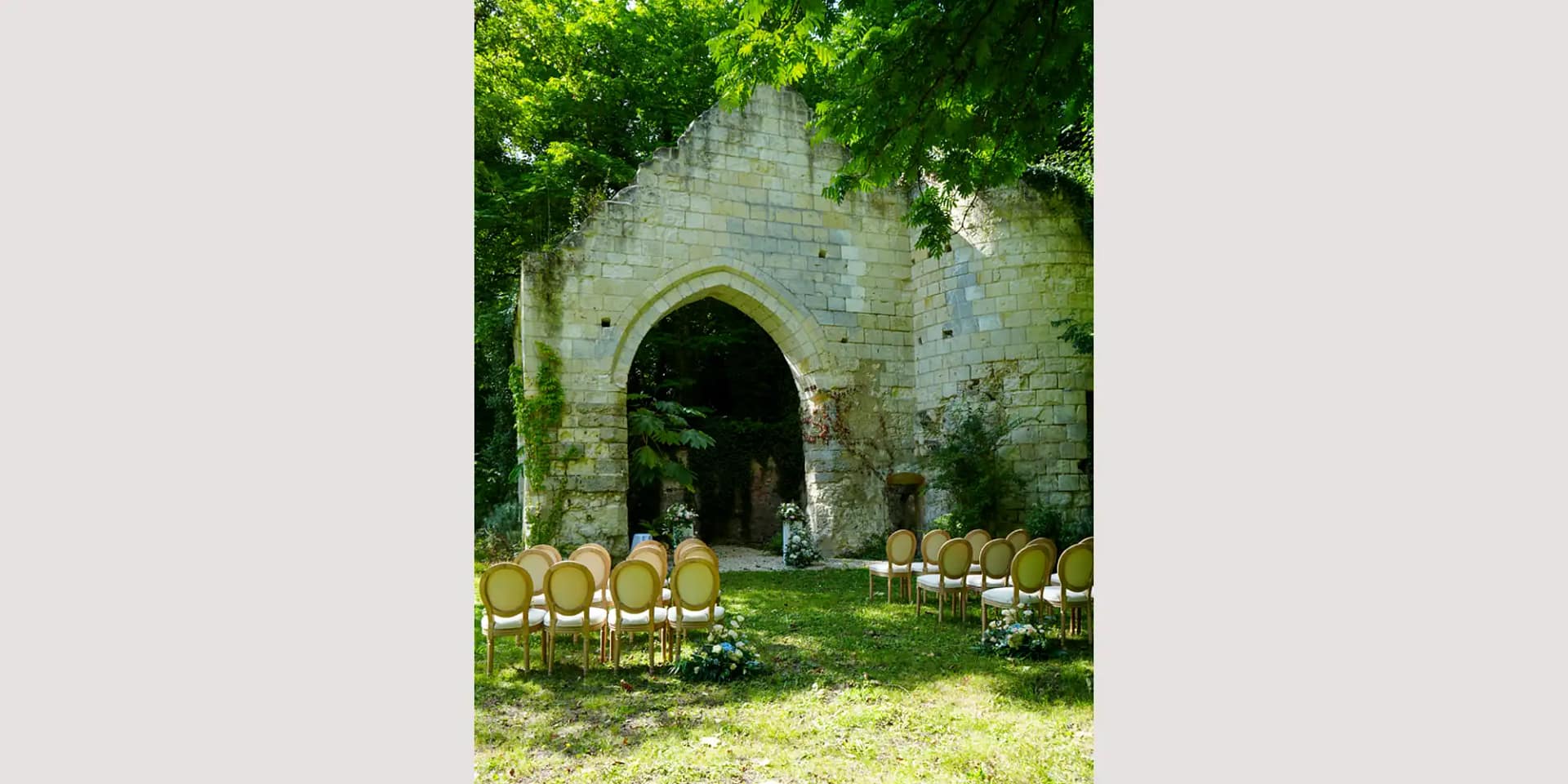 luxury wedding abbey france