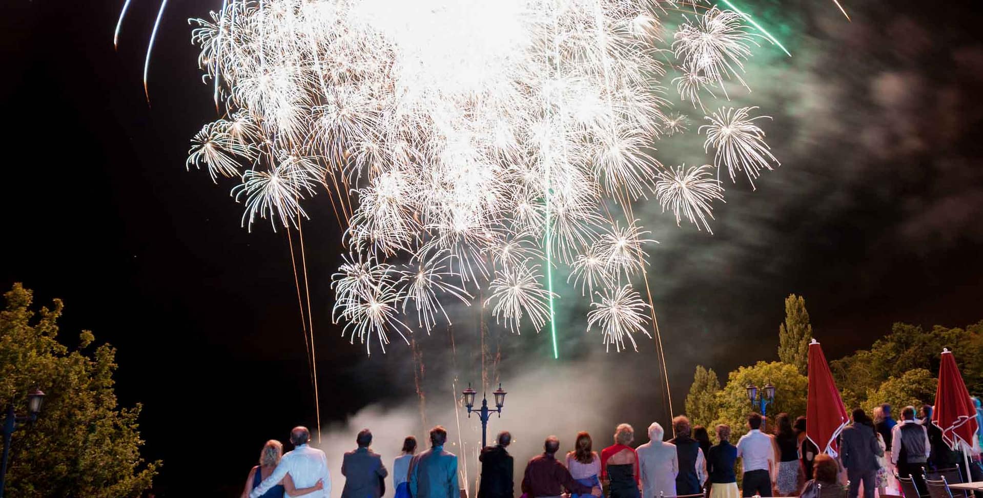 fireworks wedding venue france