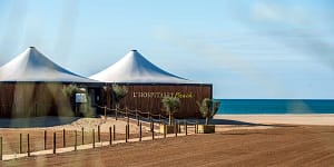 chateau hospitalet beach wedding